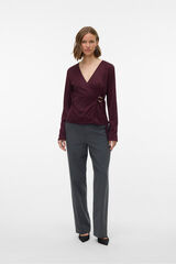 Vero Moda Top de punto detalle hebilla Morado