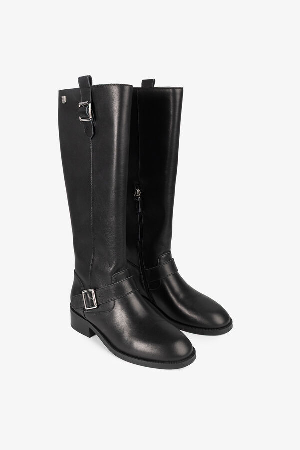 Popa Botas feminina Kiliman Napa Preto