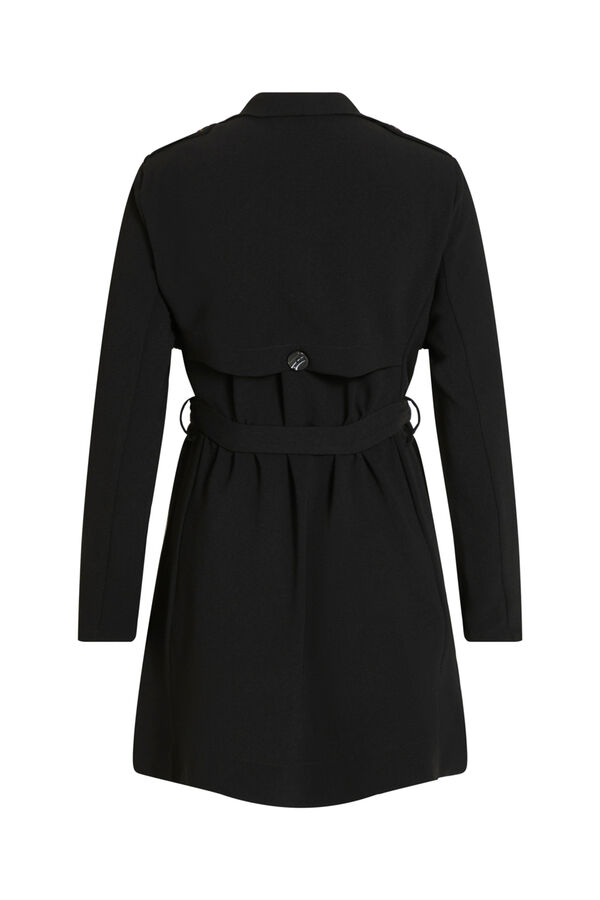 Object Chaqueta con cintur&oacute;n Negro