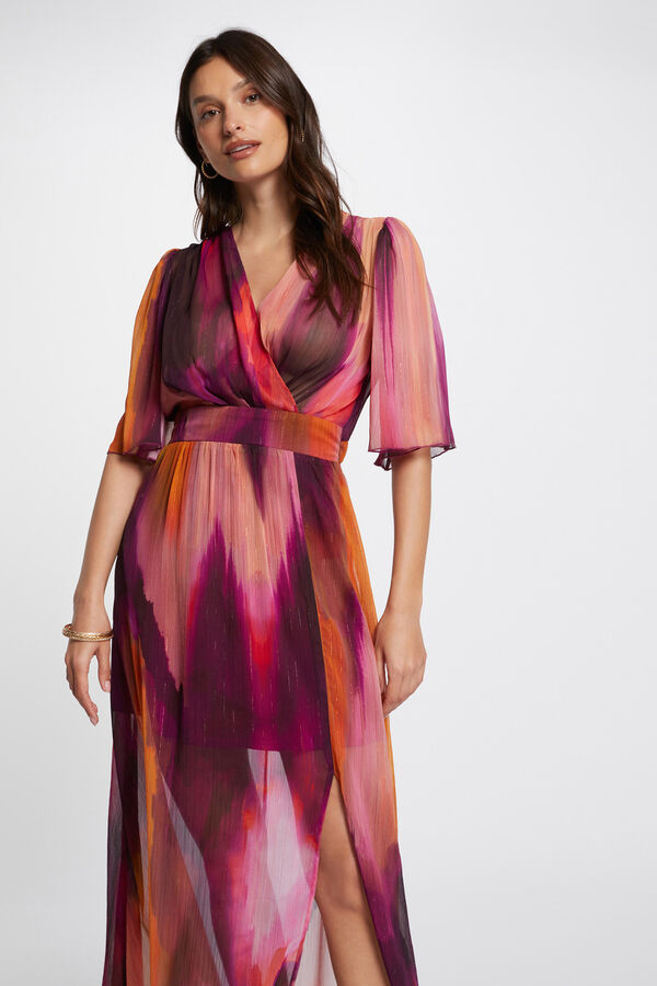 Morgan Vestido comprido estampado Multicolorido