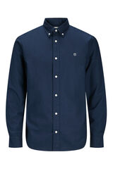 Jack & Jones Camisa oxford corte slim Azul