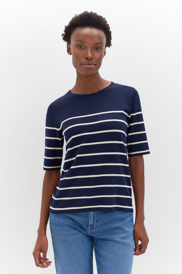 Cortefiel Camisola manga curta Azul