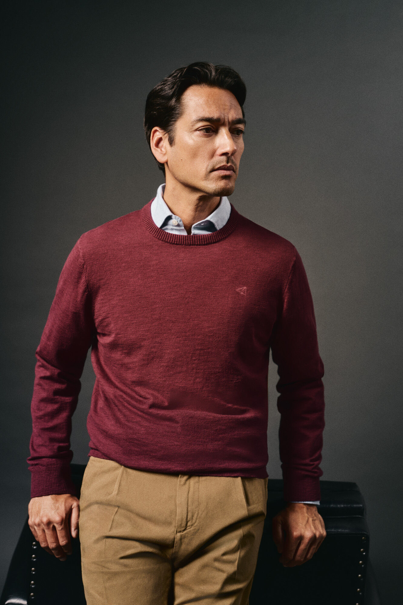 OOTO Camisola gola redonda algod&atilde;o