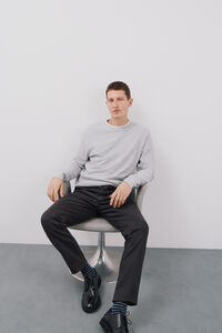 Cortefiel Jersey algod&oacute;n ligero cuello redondo