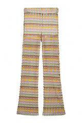 Cortefiel Calças malha desbotada Multicolorido