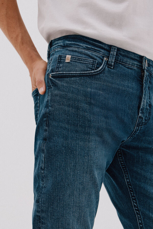 Cortefiel Pantal&oacute;n vaquero slim fit Azul oscuro