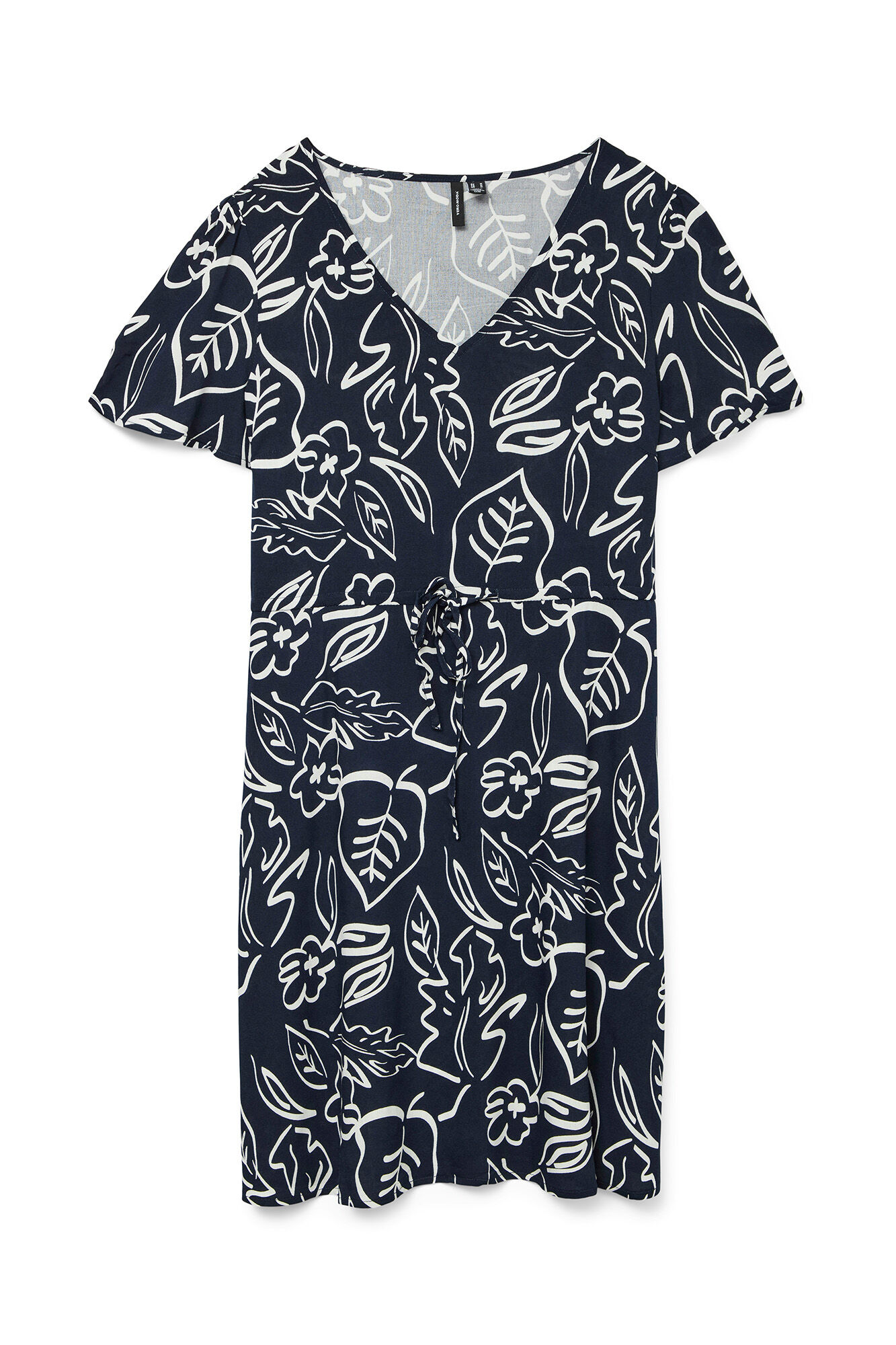 Vero Moda Vestido corto de cuello pico