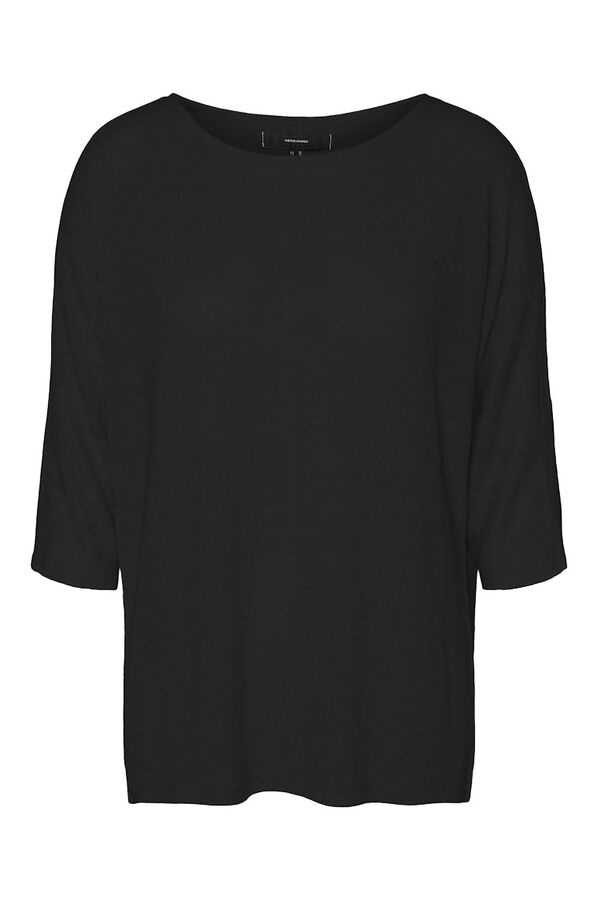Vero Moda Curve Camiseta manga larga talla grande Gris oscuro