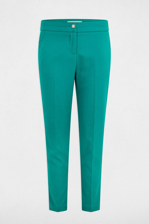 Morgan Calças de cigarro Verde