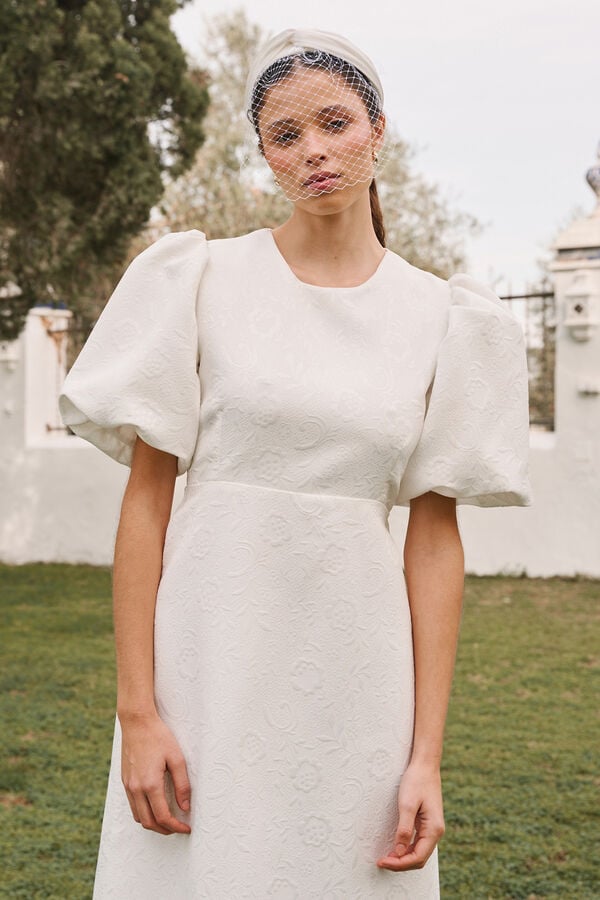 Pol&iacute;n Et Moi Vestido de novia Camelia Blanco