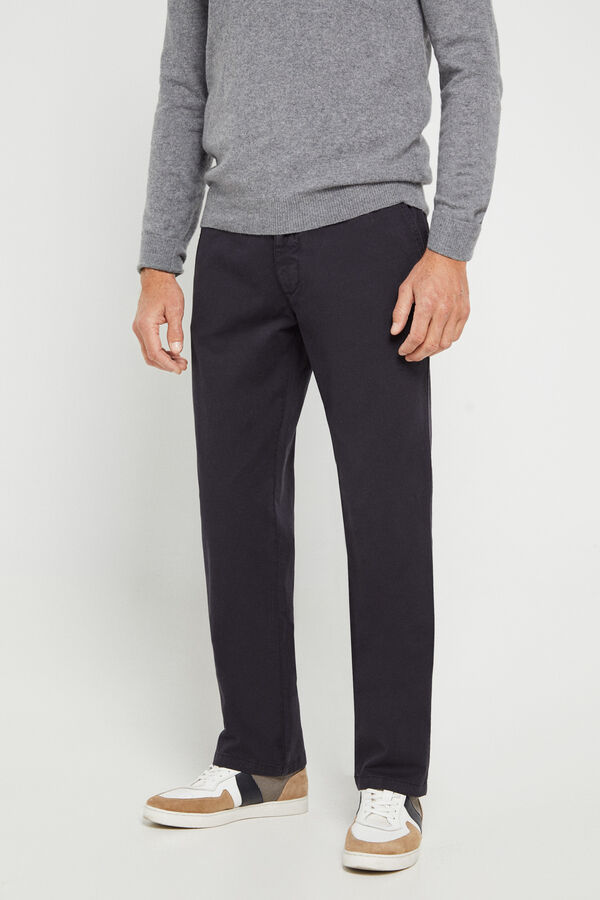 Cortefiel Cal&ccedil;as chino slim fit Azul