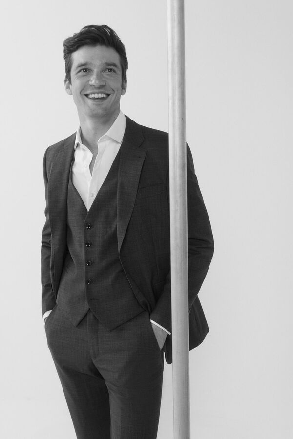 Cortefiel Cal&ccedil;a aos quadrados s&eacute;rie xxi Azul