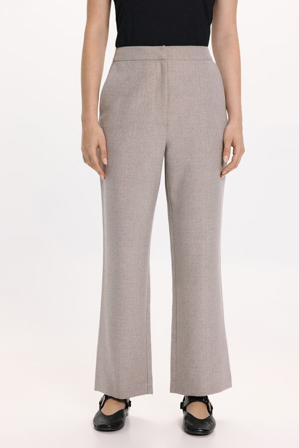 Vila Pantal&oacute;n de vestir con viscosa Gris