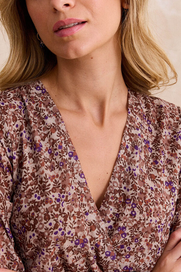 Polín Et Moi Vestido curto Malia Tostado