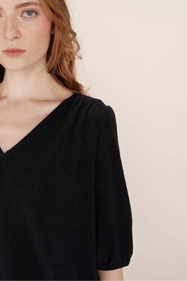 Grace & Mila Top ancho l&uacute;rex Azul marino