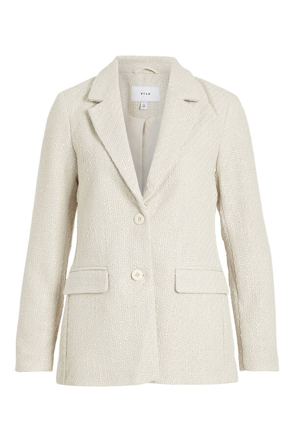 Cortefiel Blazer texturizada Gris