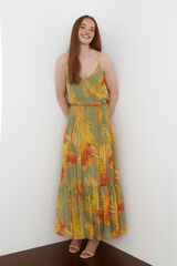 Vila Saia comprida estampada Verde