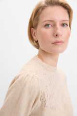 Cortefiel Camisola cintada ensopados Tostado