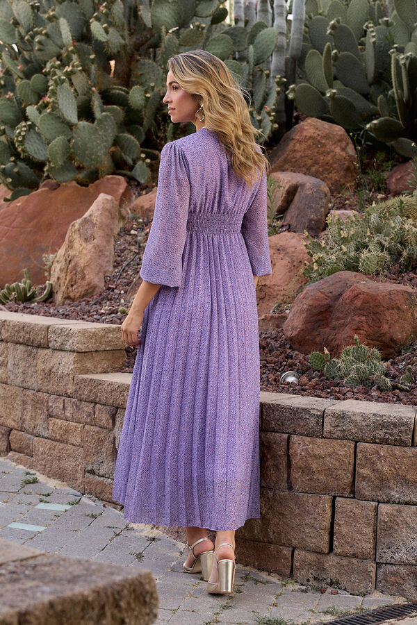 Pol&iacute;n Et Moi Vestido largo Zulma Lila