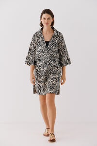 Cortefiel Caftán túnica estampado