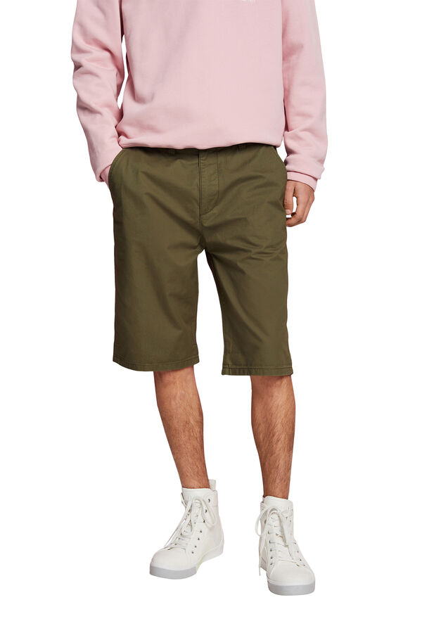 Esprit Chino bermuda 100% algodón sostenible Verde