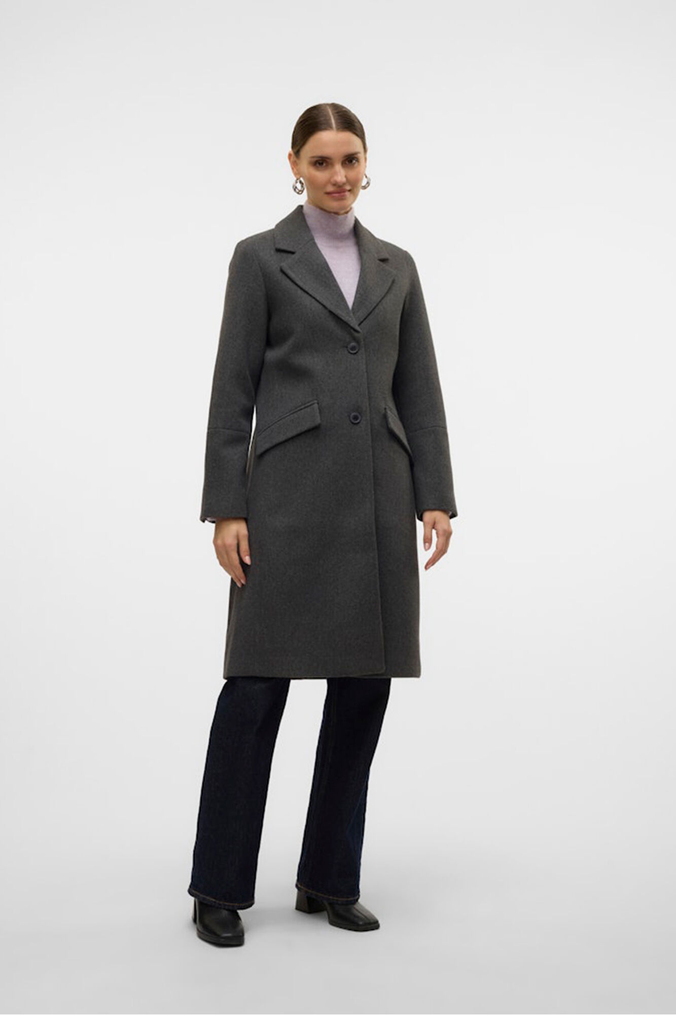 Vero Moda Abrigo mide de pa&ntilde;o