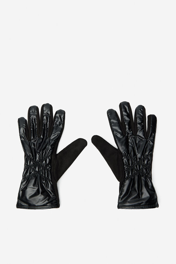 Cortefiel Guante nylon Negro