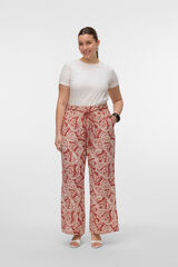 Vero Moda Curve Saia midi estampada plus size Vermelho