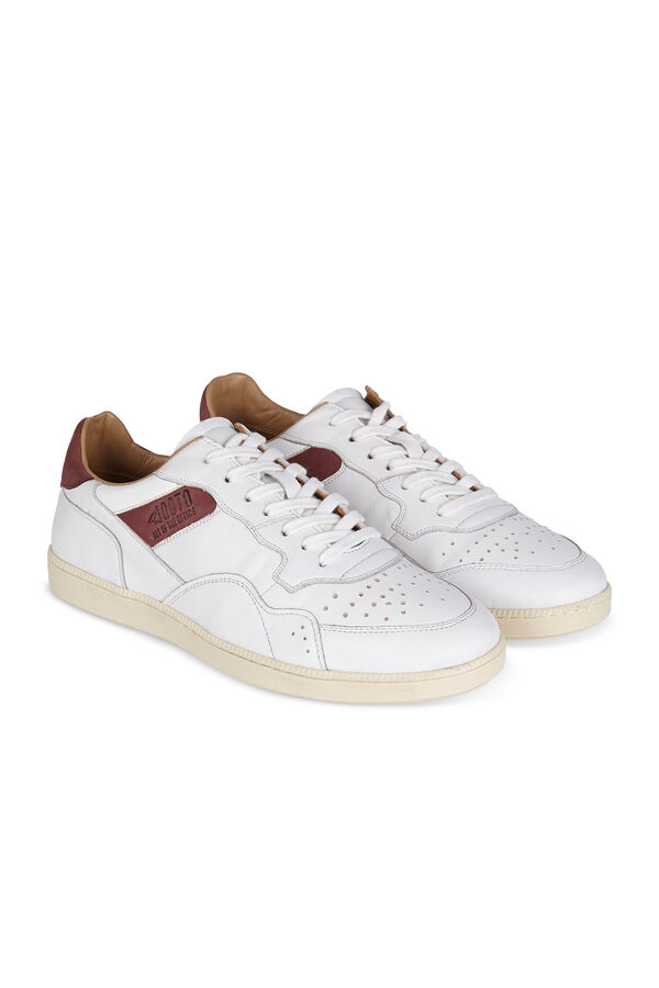 OOTO Zapatilla piel Blanco