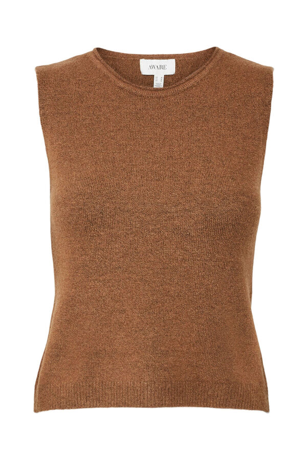 Vero Moda Colete de malha  Castanho