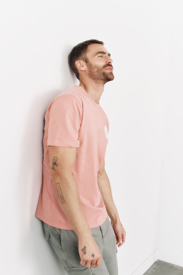 OOTO Camiseta gr&aacute;fica lavada OOTO Vermelho