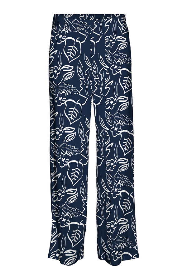 Vero Moda Calças compridas fluidas Azul