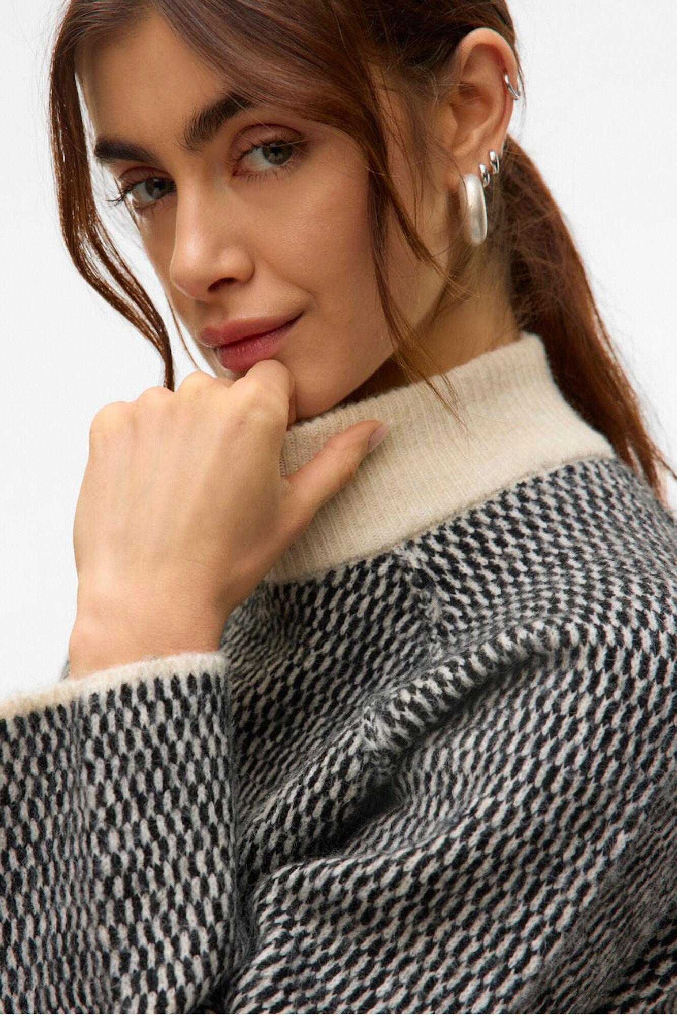 Vero Moda Jersey de punto cuello subido