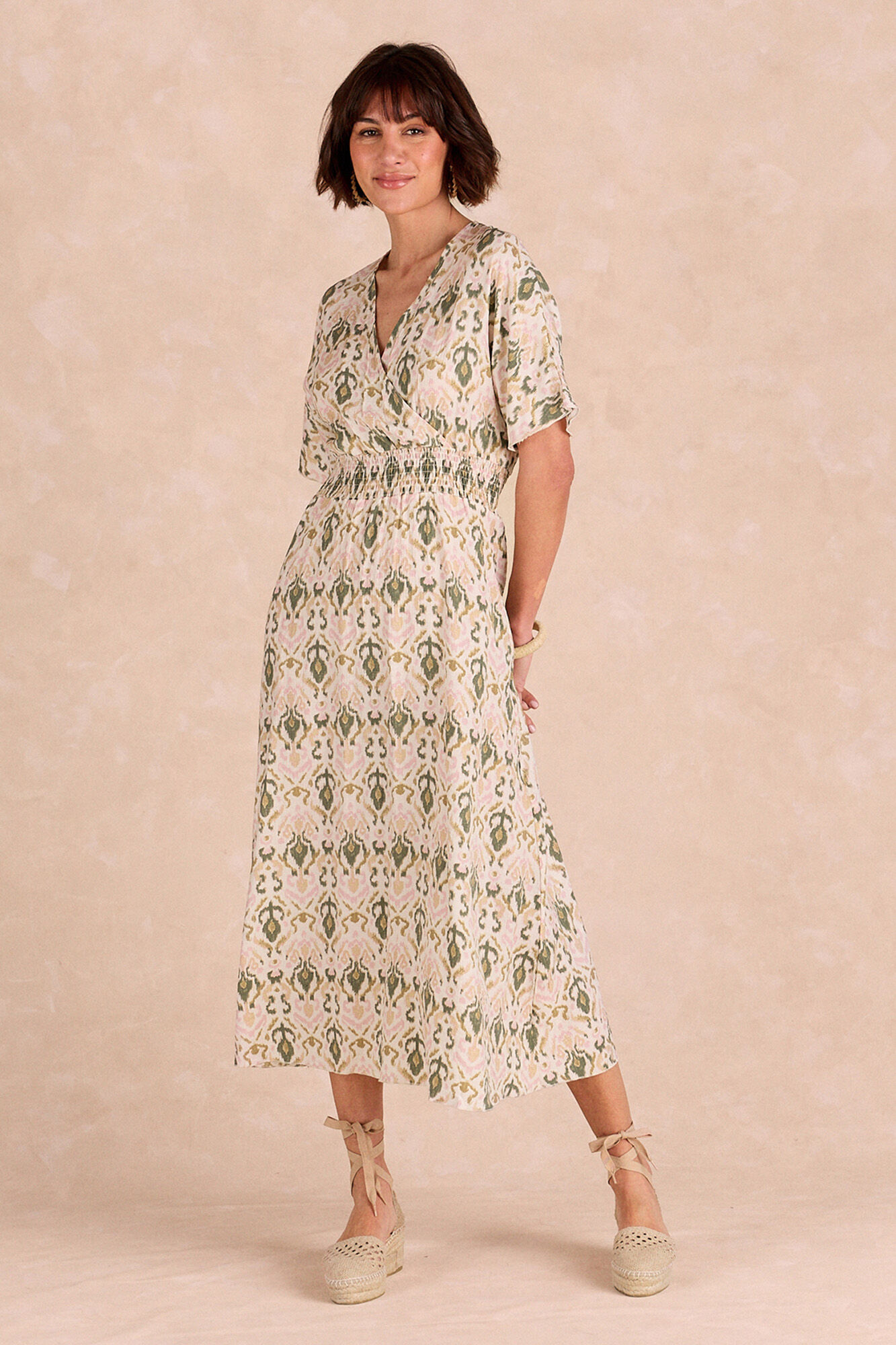 Pol&iacute;n Et Moi Vestido largo geometrico Steph