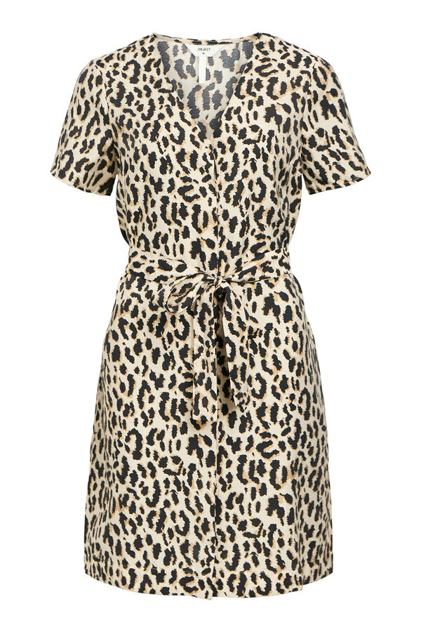 Object Vestido curto estampado  Cinzento