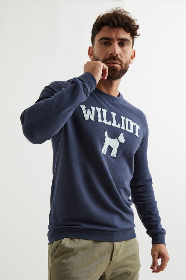 Williot Sweatshirt Williot Patch Azul