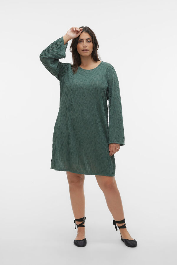 Vero Moda Curve Vestido manga larga Curve Verde