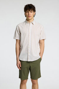 Selected Camisa de manga curta de linho