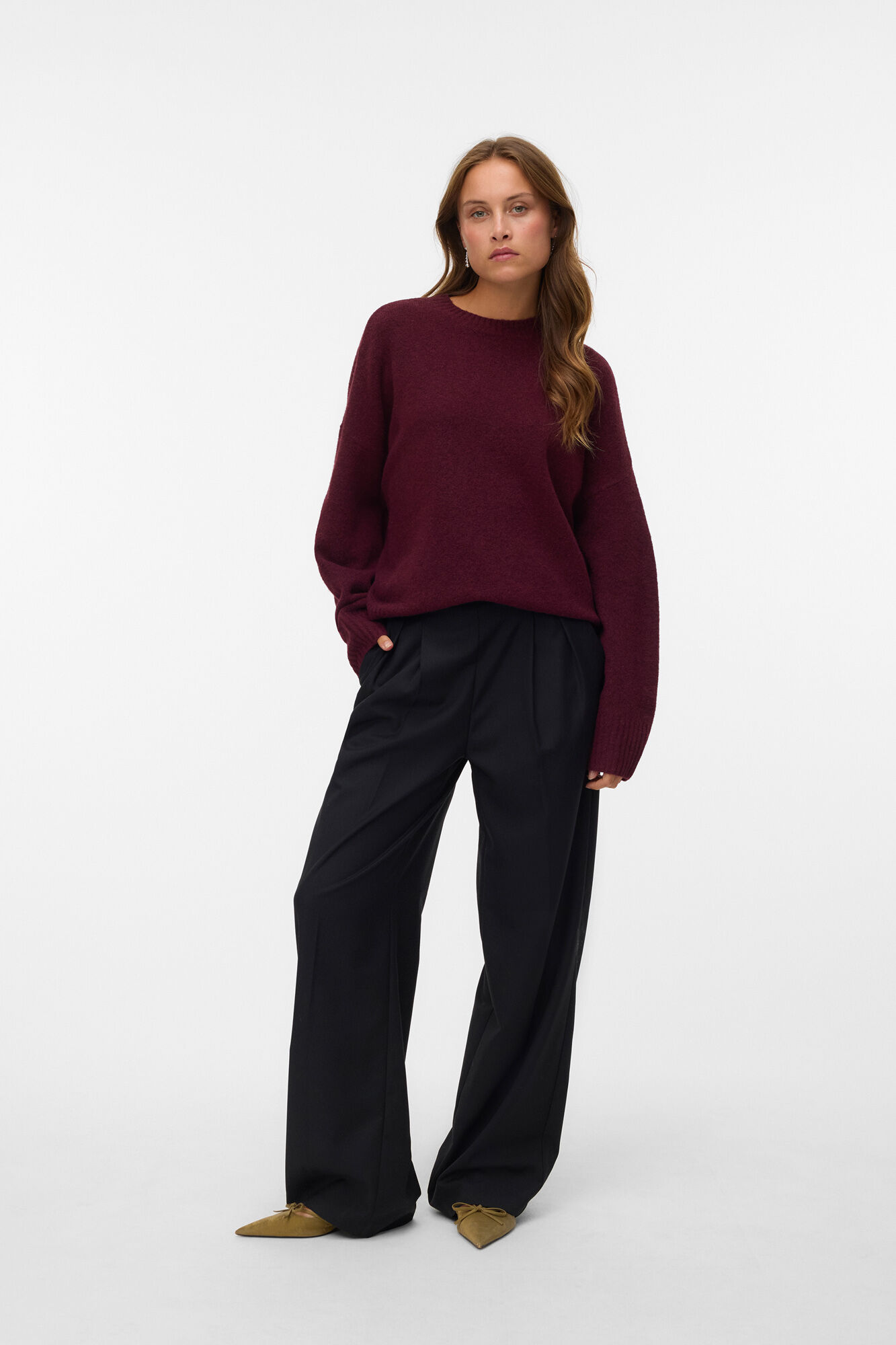 Vero Moda Jersey de punto cuello redondo