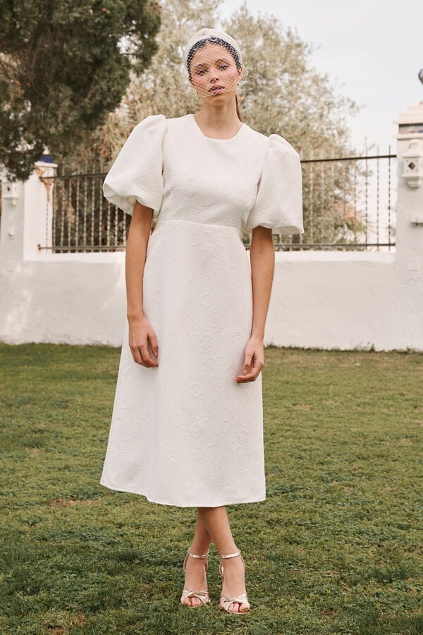 Pol&iacute;n Et Moi Vestido de novia Camelia Blanco