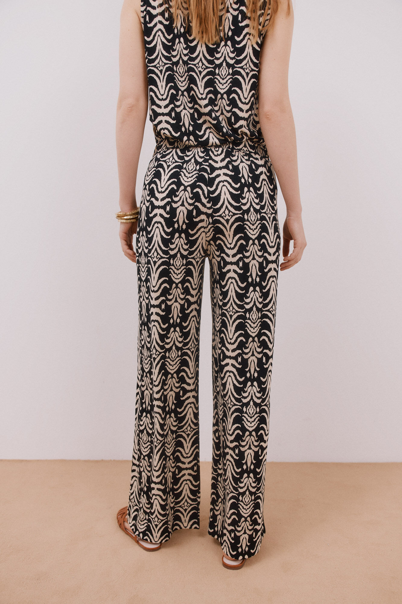 Cortefiel Pantal&oacute;n de punto estampado