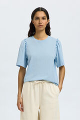 Selected Femme Camiseta de manga corta Azul