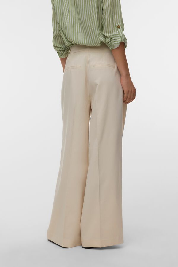 Vero Moda Cal&ccedil;a comprida de vestir Tostado