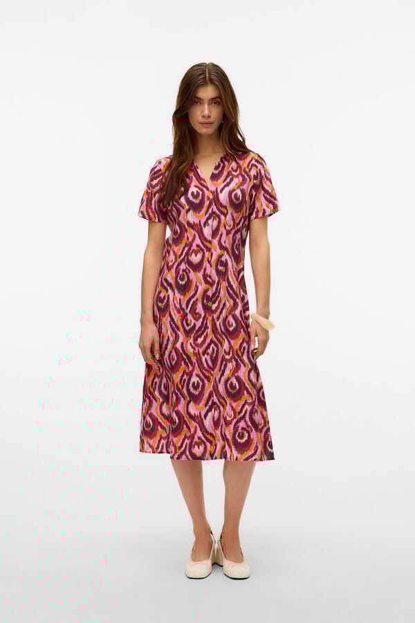 Vero Moda Vestido midi camiseiro Subiu