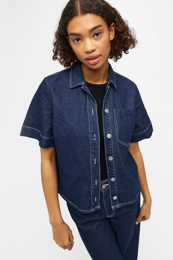 Object Camisa de ganga Azul