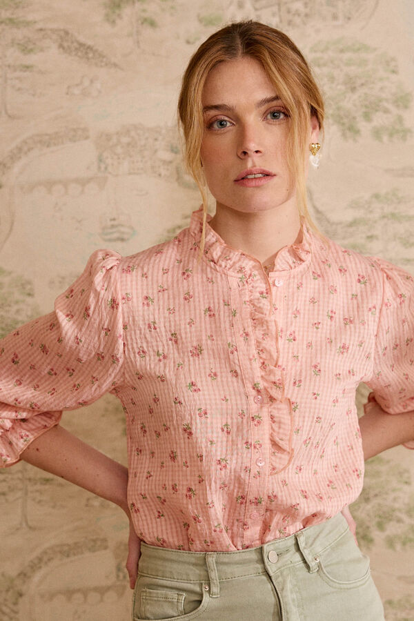 Pol&iacute;n Et Moi Camisa floral Selvina Subiu