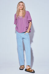 Slowlove Jeans cargo baggy Azul oscuro