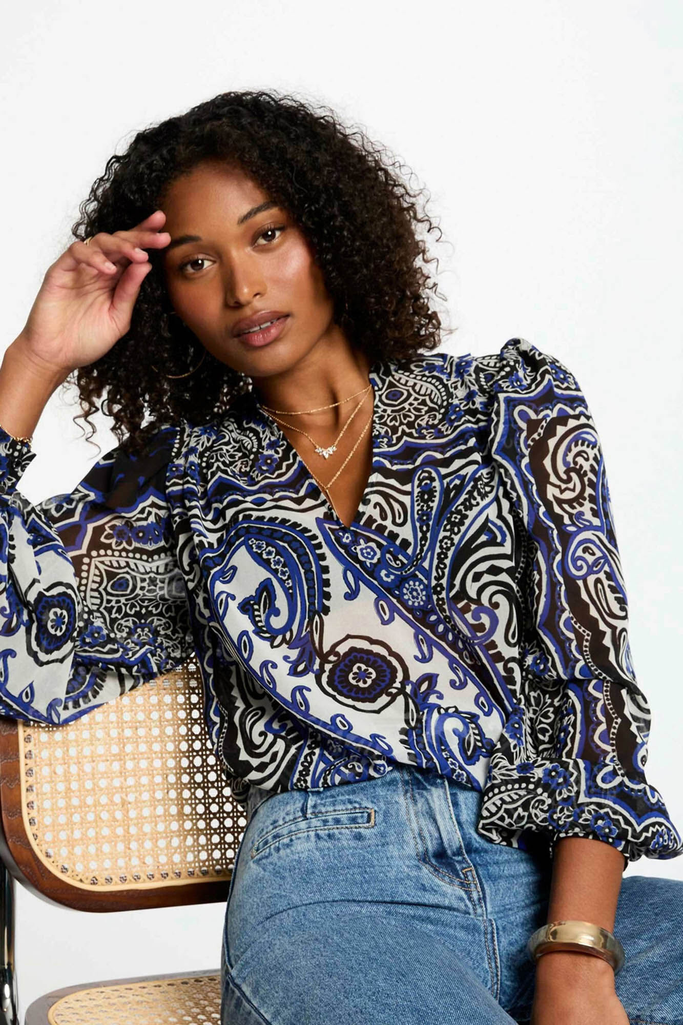 Morgan Blusa manga comprida