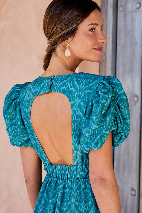 Pol&iacute;n Et Moi Macac&atilde;o mangas Rosalba Azul