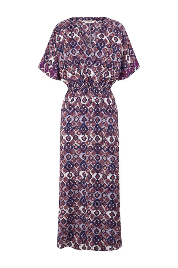 Slowlove Vestido longo estampado Multicolorido
